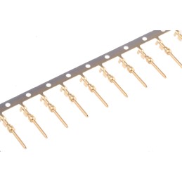 50 pcs - 66506-3 TE Connectivity, AMPLIMITE HDP-20 Series, size 20 Male Crimp D-sub Connector Contact, Gold over Nickel Signal, 