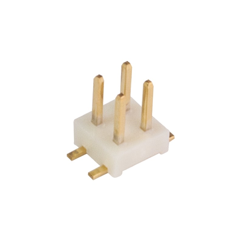 5 pcs - Hirose A3 Series Straight Surface Mount Pin Header, 4 Contact(s), 2.0mm Pitch, 2 Row(s), Unshrouded