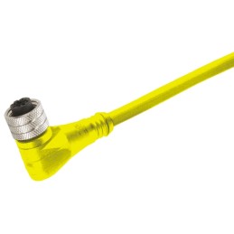 1 pcs - Brad from Molex Right Angle Female 3 way 1/2 in Circular to Unterminated Sensor Actuator Cable, 1.8m