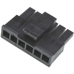 20 pcs - 43645-0600 Molex, Micro-Fit 3.0 Female Connector Housing, 3mm Pitch, 6 Way, 1 Row