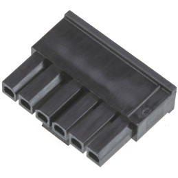 20 pcs - 43645-0600 Molex, Micro-Fit 3.0 Female Connector Housing, 3mm Pitch, 6 Way, 1 Row