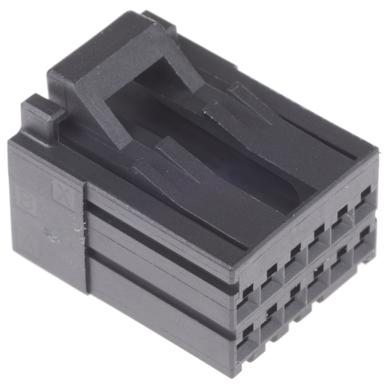 20 pcs - 1-1318118-6 TE Connectivity, Dynamic 2000 Female Connector Housing, 2.5mm Pitch, 12 Way, 2 Row