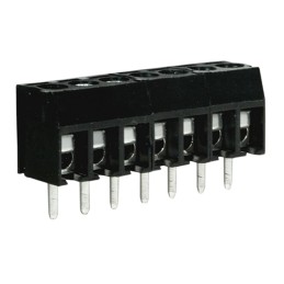 5 pcs - RS PRO PCB Terminal Block, 7-Contact, 3.5mm Pitch, Through Hole Mount, 1-Row, Screw Termination