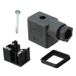 10 pcs - 1210230122 Brad from Molex 12102 2P+E DIN 43650 B Solenoid Valve Connector, 250 V, 300 V Voltage