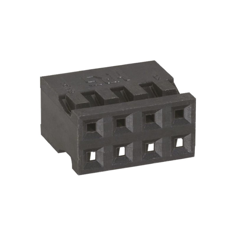 50 pcs - A3B-8D-2C Hirose, A3B Female Connector Housing, 2mm Pitch, 8 Way, 2 Row