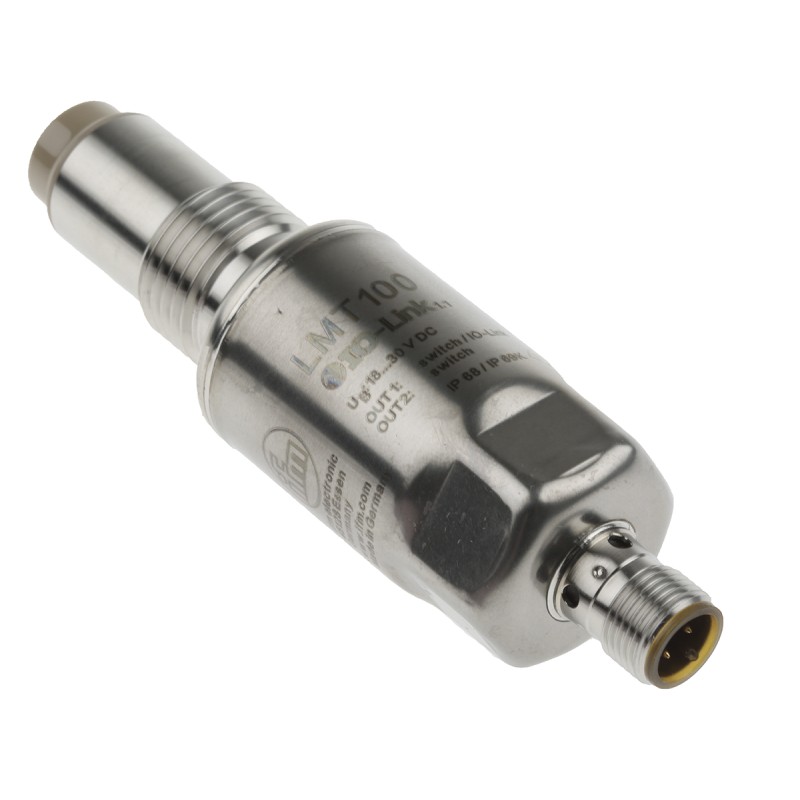 1 pcs - ifm electronic Electronic Level Probe, PNP NO/NC Output, Flush Mount, FPM, PA12, PEEK, Stainless Steel Body