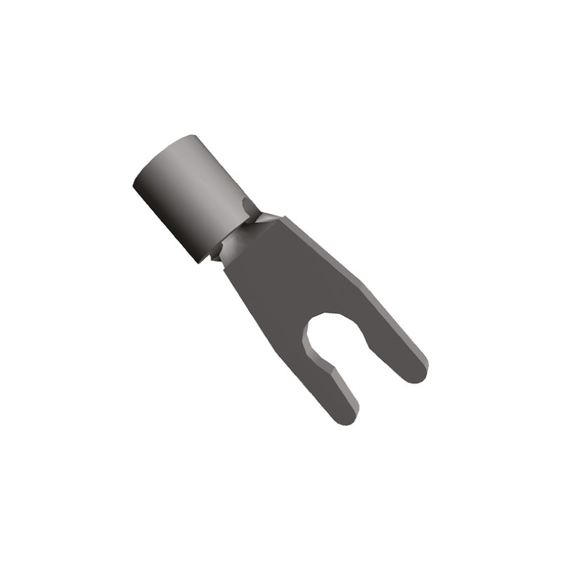 100 pcs - 53175-1 TE Connectivity, Solistrand Uninsulated Crimp Spade Connector, 0.26mm² to 1.65mm², 22AWG to 16AWG, M2.5 (4) St