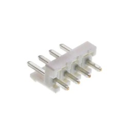 100 pcs - B4P-VH-B(LF)(SN) JST VH Series Top Entry Through Hole PCB Header, 4 Contact(s), 3.96mm Pitch, 1 Row(s), Shrouded