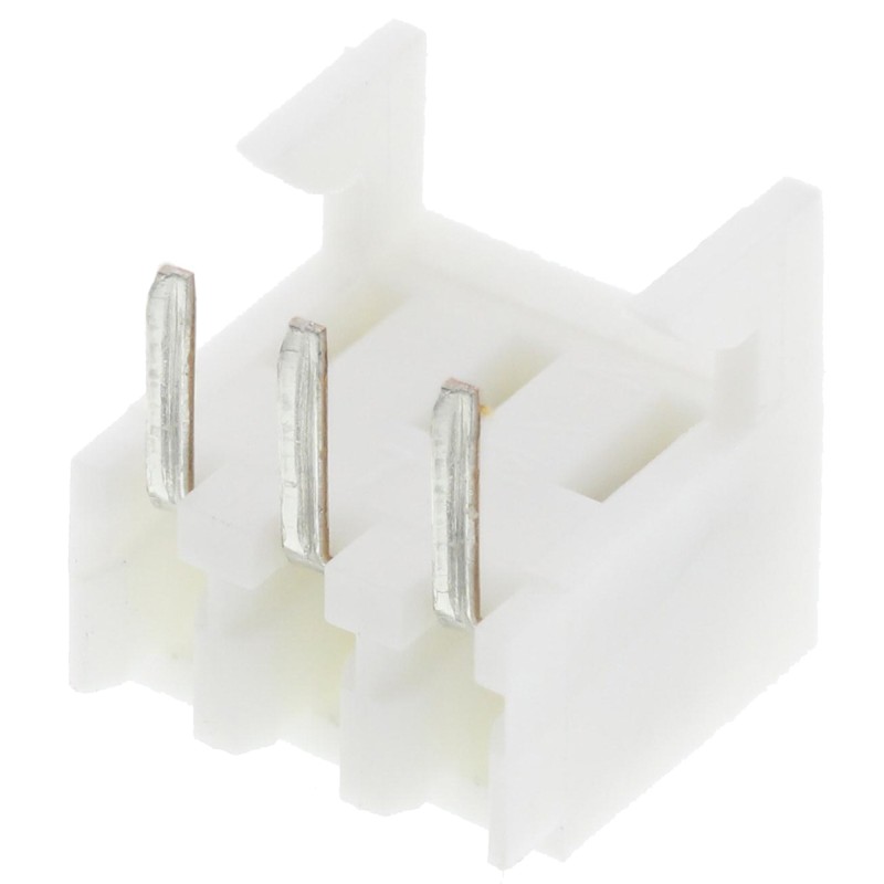 5 pcs - Molex KK 254 Series Right Angle Through Hole Mount PCB Socket, 3-Contact, 1-Row, 2.54mm Pitch, Solder Termination