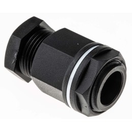 20 pcs - RS PRO Black Plastic Cable Gland, M20 Thread, 8mm Min, 13mm Max, IP55