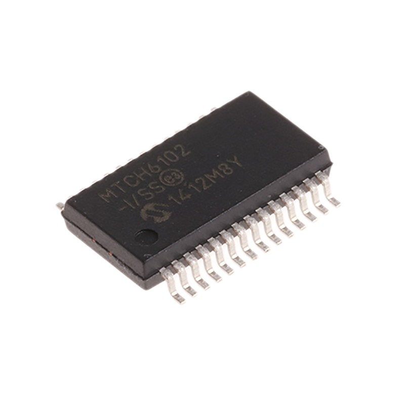 20 pcs - MTCH6102-I/SS MTCH6102-I/SS, Touch Screen Controller, 28-Pin SSOP