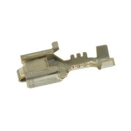 50 pcs - 26A1348A TE Connectivity Uninsulated Female Spade Connector, Receptacle, 6.3 x 0.8mm Tab Size, 0.5mm² to 0.8mm²