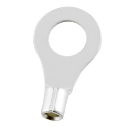 300 pcs - RS PRO Uninsulated Ring Terminal, 8.4mm Stud Size, 0.5mm² to 1.5mm² Wire Size