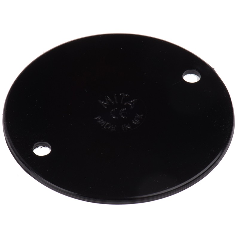 50 pcs - LID1B Schneider Electric Circular Lid, Conduit Fitting, 65mm Nominal Size, uPVC, Black