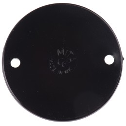 50 pcs - LID1B Schneider Electric Circular Lid, Conduit Fitting, 65mm Nominal Size, uPVC, Black