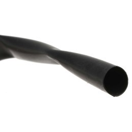 1 Reel of 8 M - TE Connectivity Heat Shrink Tubing, Black 6.4mm Sleeve Dia. x 8m Length 2:1 Ratio, LSTT Series