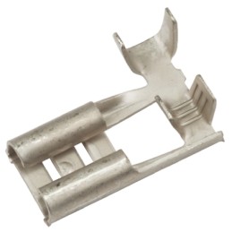 300 pcs - 280050-7 TE Connectivity FASTON .250 Uninsulated Female Spade Connector, Flag Terminal, 6.35 x 0.81mm Tab Size, 0.5mm²