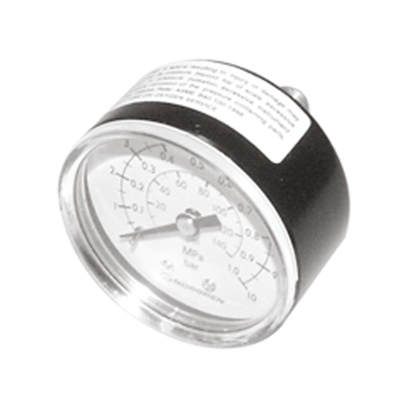 1 pcs - IMI Norgren R 1/8 Analogue Pressure Gauge 4bar Back Entry, 18-013-011, 0bar min.