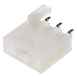 20 pcs - 39-30-1039 Molex Mini-Fit Jr. Series Straight Through Hole PCB Header, 3 Contact(s), 4.2mm Pitch, 1 Row(s), Shrouded