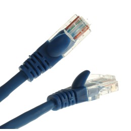 1 pcs - RS PRO Cat5e Male RJ45 to Male RJ45 Ethernet Cable, U/UTP, Blue LSZH Sheath, 2m