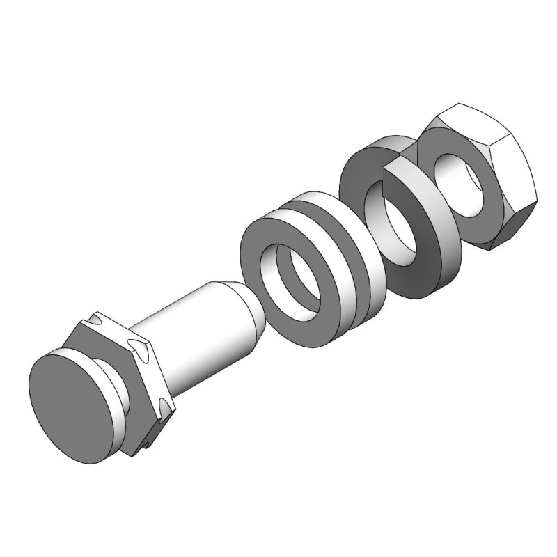 20 pcs - F-SGV1/5-K981 / 1731120234 FCT from Molex, F-SGV1 Series Screw Set For Use With D-Sub Connector