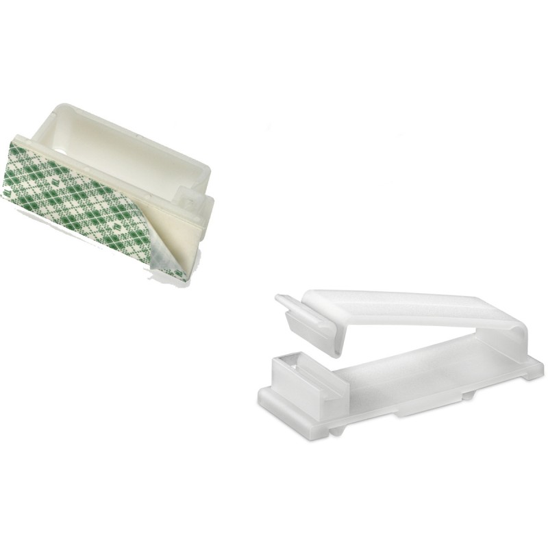 20 pcs - 524254000 Wurth Elektronik Natural Nylon Flat Cable Clamp, 13.8mm Max. Bundle