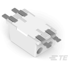 50 pcs - 2834334-2 TE Connectivity Poke-In Series Connector, 2-Pole, Female, 1-Way, Surface Mount, 6A