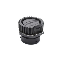 1 pcs - Amphenol Industrial ISOBUS Plug Dust Cap, Shell Size 24 IP67 Rated, with Black Finish