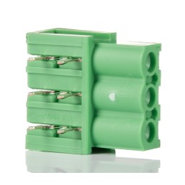 5 pcs - Phoenix Contact 5.08mm Pitch 3 Way Right Angle Pluggable Terminal Block, Inverted Header, Through Hole, Solder