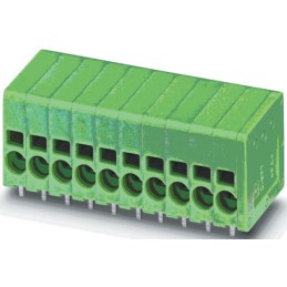 5 pcs - Phoenix Contact SPT 1.5/ 6-H-3.5 Series PCB Terminal Block, 6-Contact, 3.5mm Pitch, Through Hole Mount, 1-Row, Spring