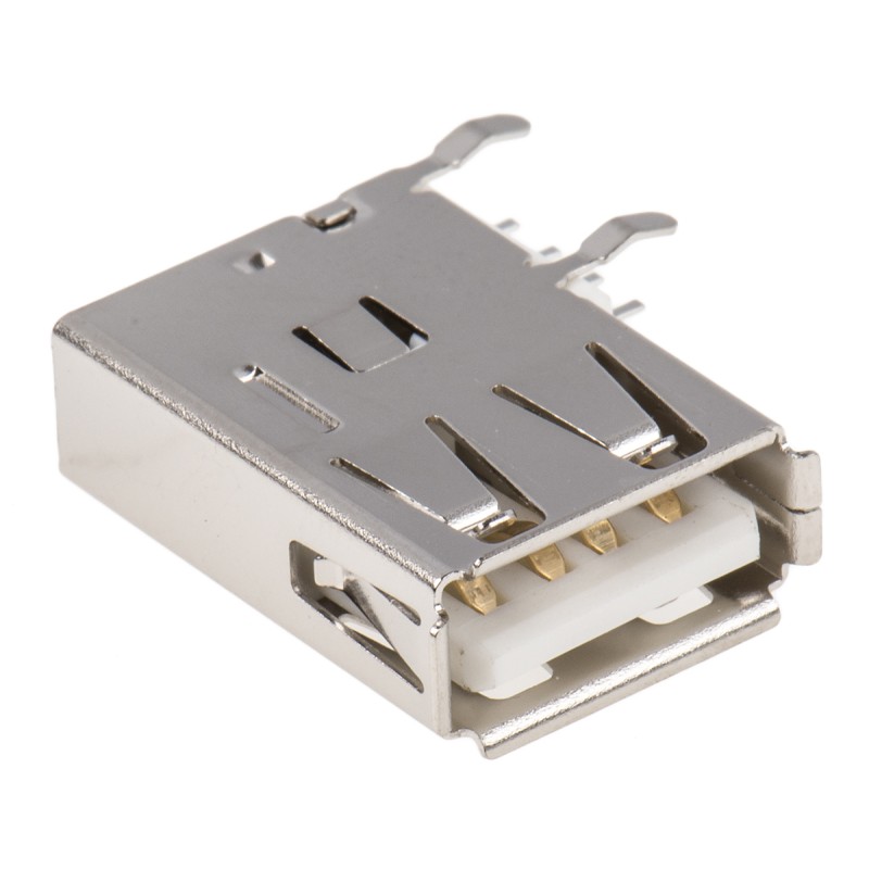 20 pcs - A-USB A-E ASSMANN WSW Straight, Through Hole, Socket Type A USB Connector