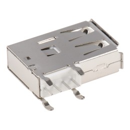 20 pcs - A-USB A-E ASSMANN WSW Straight, Through Hole, Socket Type A USB Connector