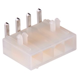 20 pcs - 39-30-3047 Molex Mini-Fit Jr. Series Right Angle Through Hole PCB Header, 4 Contact(s), 4.2mm Pitch, 1 Row(s), Shrouded