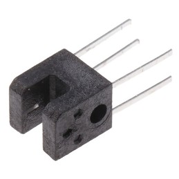 50 pcs - RPI-243 RPI-243 ROHM, Through Hole Slotted Optical Switch, Phototransistor Output