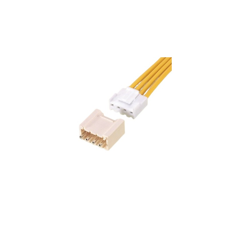 50 pcs - S03B-VUSS-1 (LF)(SN) JST VU Series Right Angle Through Hole PCB Header, 3 Contact(s), 3.96mm Pitch, 1 Row(s), Shrouded