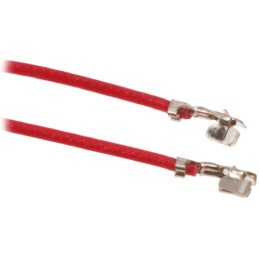 10 pcs - HARWIN Female M40 to Unterminated Crimped Wire, 150mm, 0.032mm², Red