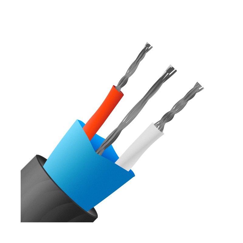 1 pcs - RS PRO Type J Thermocouple Wire, 100m, Screened, PVC Mylar Insulation, +105°C Max, 7/0.2mm