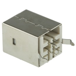 20 pcs - A-USB B-TOP-C ASSMANN WSW Straight, Through Hole Type B USB Connector