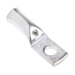 50 pcs - RS PRO Uninsulated Tubular Ring Terminal, M5 Stud Size to 10mm² Wire Size