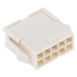 20 pcs - 39-01-2106 Molex, Mini-Fit Jr Male Connector Housing, 4.2mm Pitch, 10 Way, 2 Row