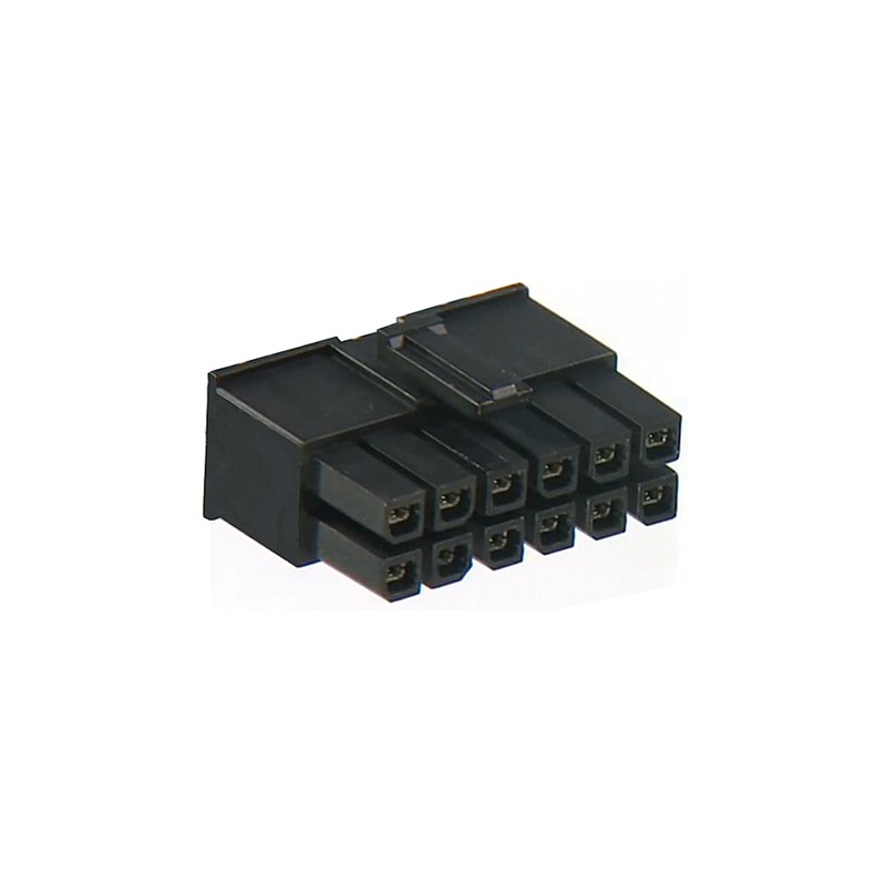20 pcs - 171692-0112 Molex, Mega-Fit Male Connector Housing, 5.7mm Pitch, 12 Way, 2 Row