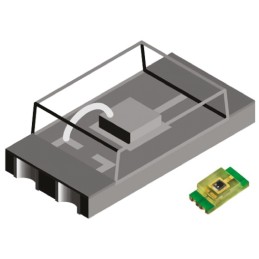 20 pcs - TEMT6000X01 TEMT6000X01 Vishay, ±60 ° Visible Light Phototransistor, Surface Mount 3-Pin 1206 package