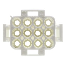 5 pcs - TE Connectivity, Universal MATE-N-LOK Male Connector Housing, 6.35mm Pitch, 12 Way, 3 Row