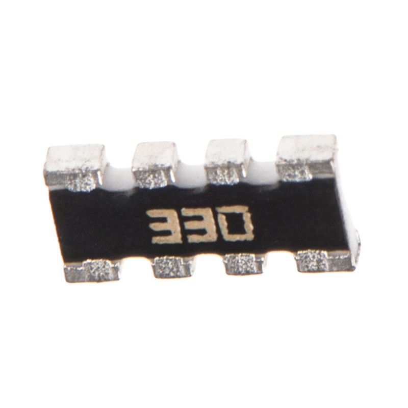 250 pcs - Bourns, CAY16 33Ω ±5% Isolated Resistor Array, 4 Resistors, 0.25W total, 1206 (3216M), Convex
