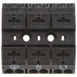 5 pcs - Wago 862 Series Terminal Strip, 3-Way, 32A, 20 - 12 AWG, Wire, Push-In Cage Clamp Termination