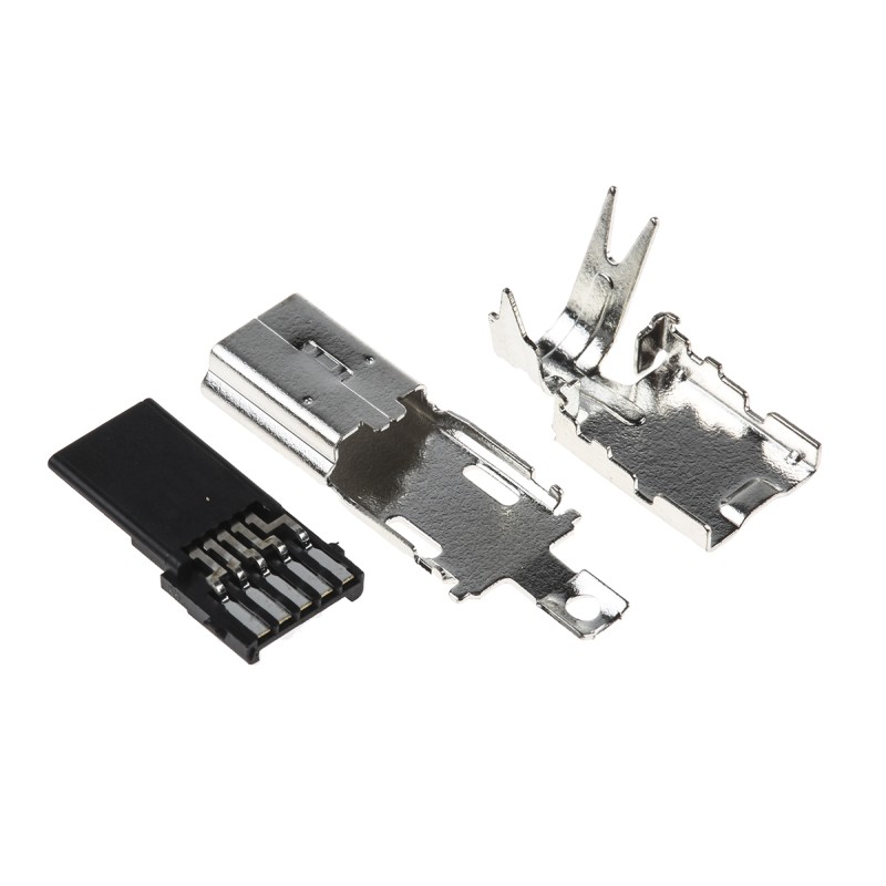 20 pcs - UX40A-MB-5P Hirose Straight, Cable Mount, Plug Type B 2.0 USB Connector