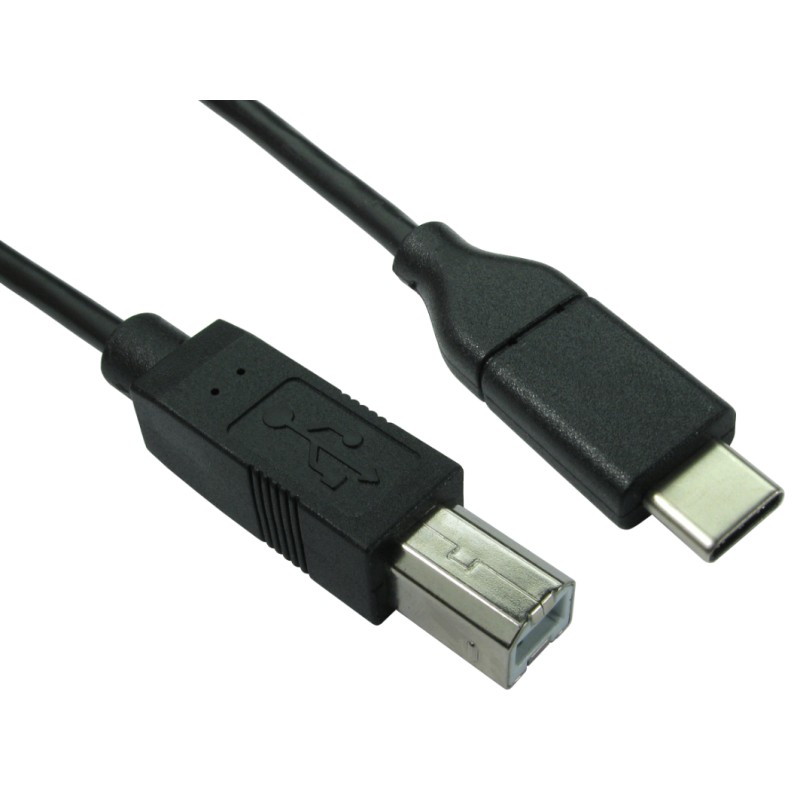 5 pcs - RS PRO Cable, Male USB C to Male USB B Cable, 1m