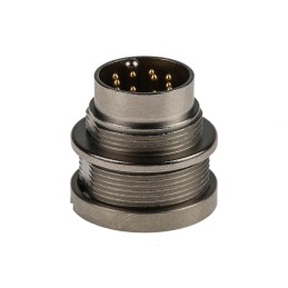 1 pcs - Lumberg 12 Pole Din Plug, DIN EN 60529, 3A, 60 V ac IP68, Male, Wall Mount