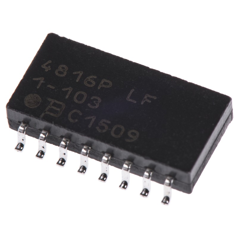 5 pcs - Bourns, 4800P 10kΩ ±2% Isolated Resistor Array, 8 Resistors, 1.28W total, SOM, Standard SMT