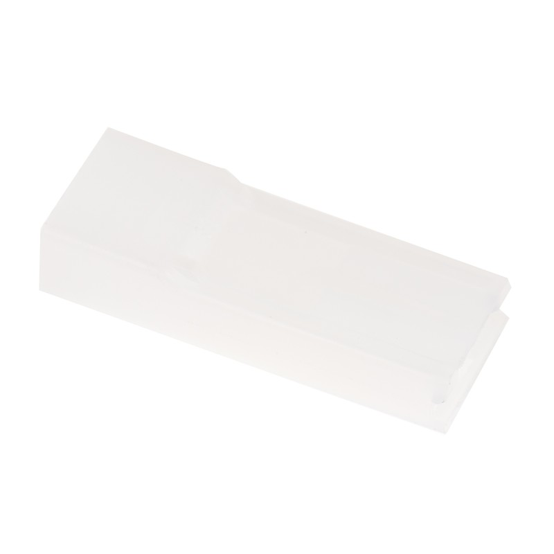 1000 pcs - 1-735075-0 TE Connectivity, AMP FASTON 1 Way Nylon 66 Crimp Terminal Housing, 6.35mm Tab Size, Natural